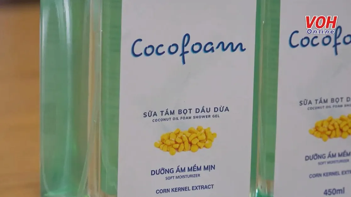 Sữa tắm bọt dầu dừa