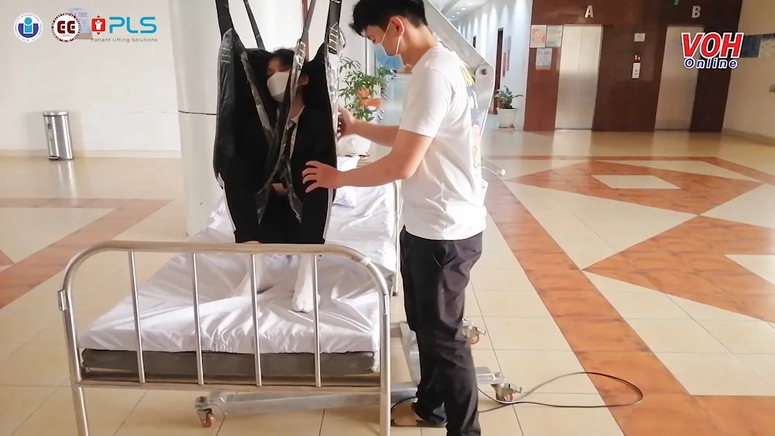 Máy nâng bệnh nhân bằng Bluetooth