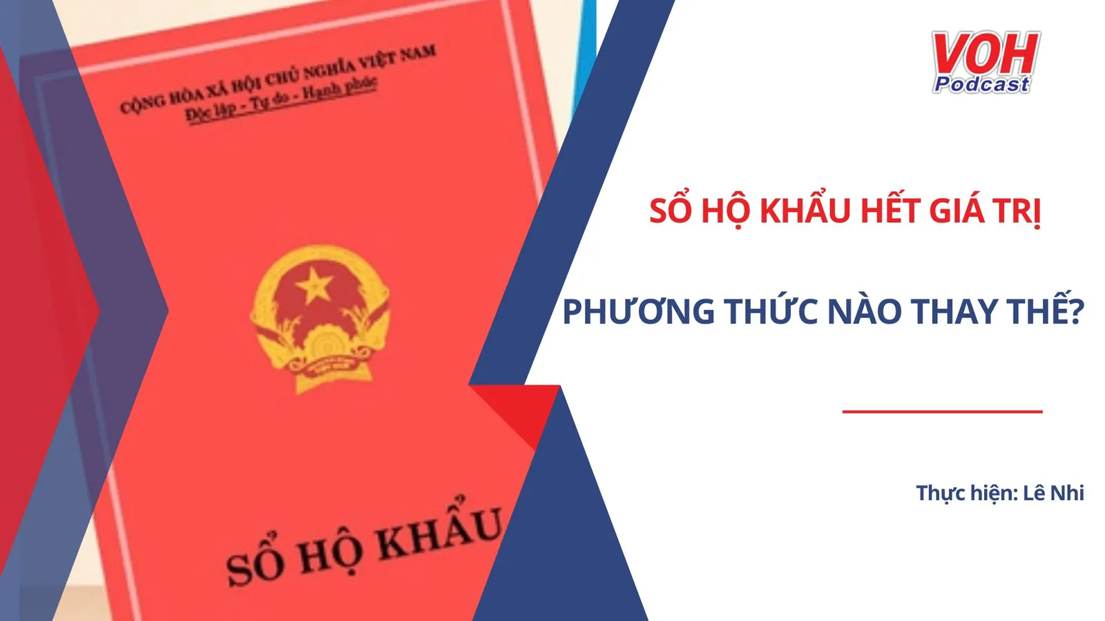 Phương thức nào thay thế khi sổ hộ khẩu hết giá trị sử dụng?