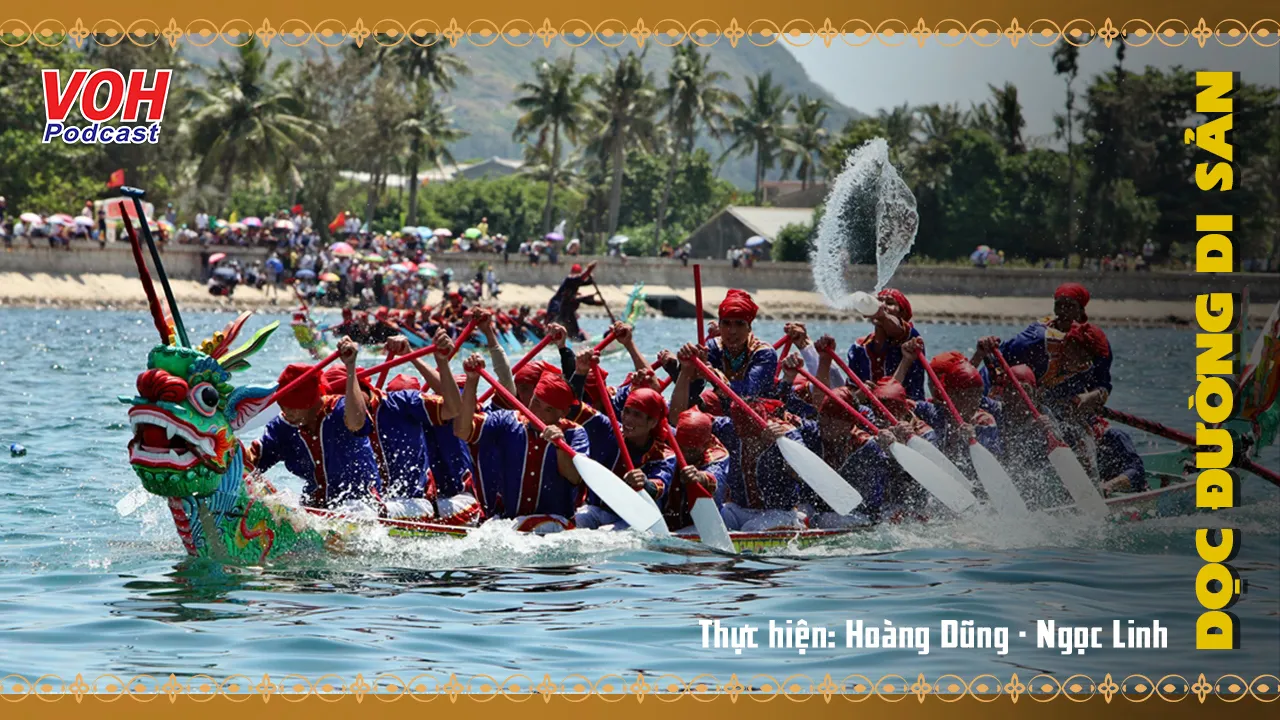 Lễ hội đua thuyền tứ linh ở Lý Sơn: Di sản văn hóa phi vật thể quốc gia