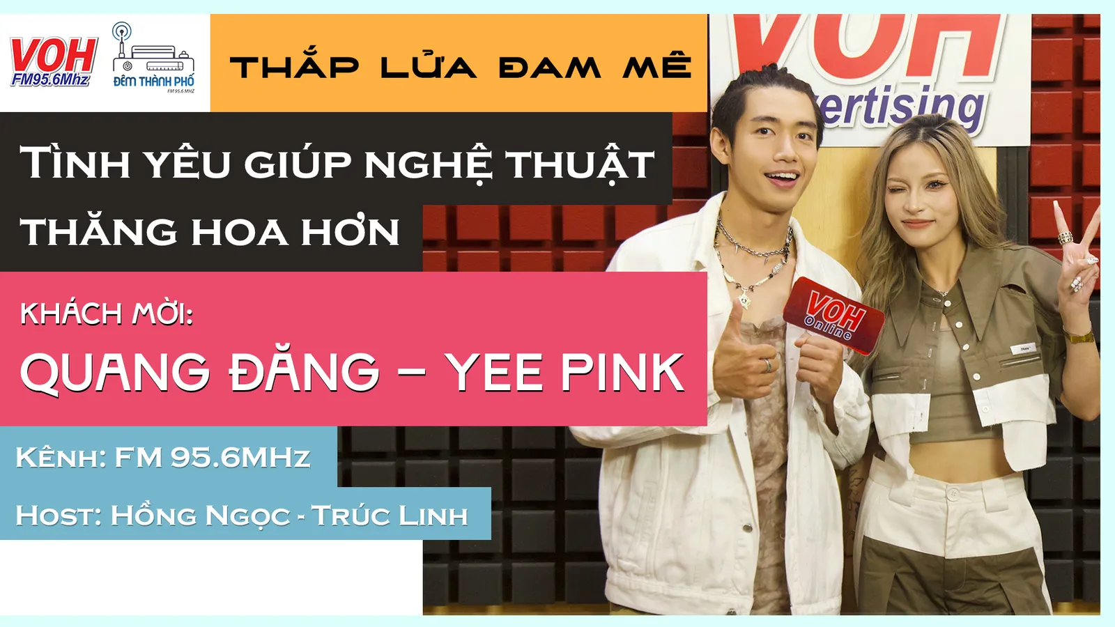 Quang Đăng - Yee Pink: Tình yêu giúp nghệ thuật thăng hoa 