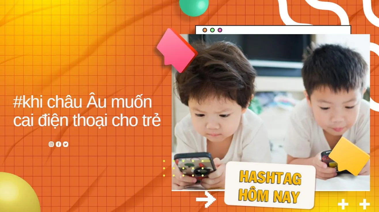 Châu Âu muốn cai điện thoại cho trẻ