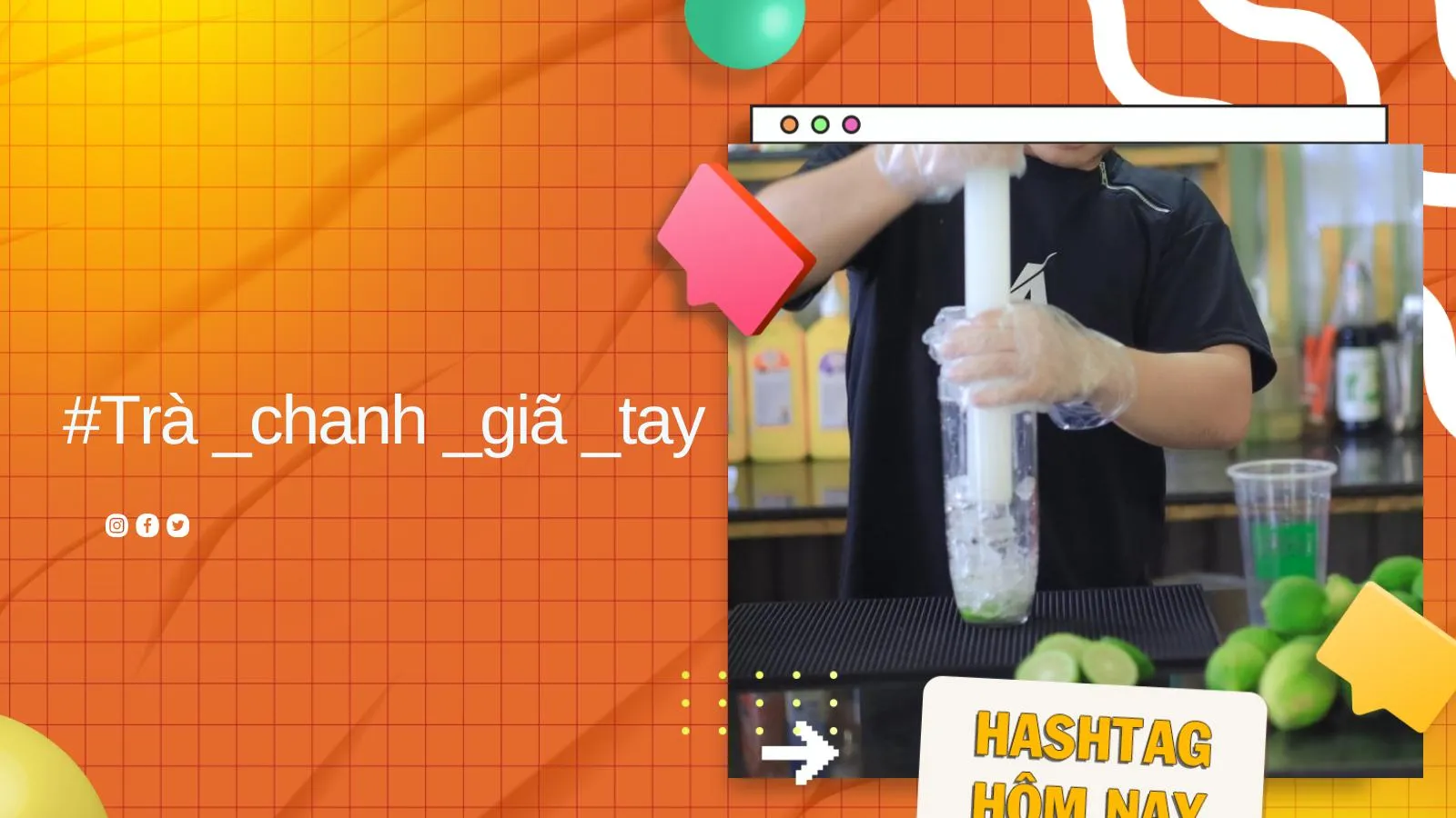Trà chanh giã tay lên trend, khách mua phải xếp hàng lấy số